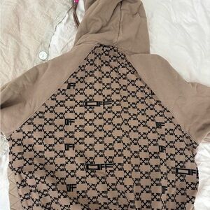 Off-White Brown and Black Hoodie